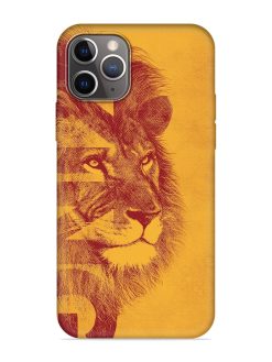 Gold Lion Crown Art Embossed Soft Silicone Case for Apple Iphone 11 Pro Max
