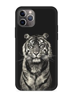 Tiger Art Embossed Soft Silicone Case for Apple Iphone 11 Pro Max