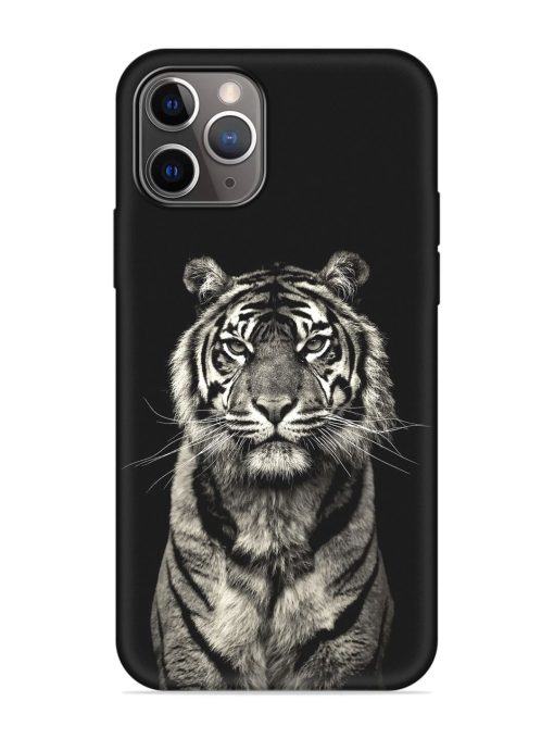 Tiger Art Embossed Soft Silicone Case for Apple Iphone 11 Pro Max Edge Zapvi