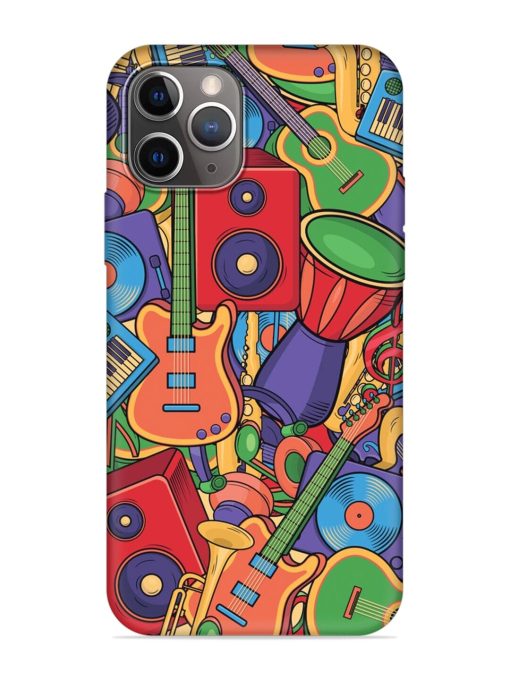 Colorful Music Art Embossed Soft Silicone Case for Apple Iphone 11 Pro Max