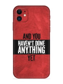 It'S And You Haven'T Done Anything Yet Embossed Soft Silicone Case for Apple Iphone 12