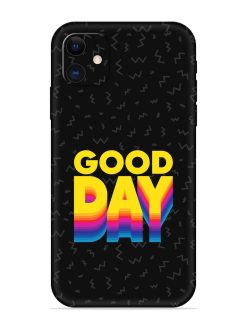 Good Day Embossed Soft Silicone Case for Apple Iphone 12