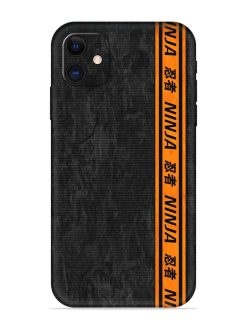 Ninja Srtips Embossed Soft Silicone Case for Apple Iphone 12