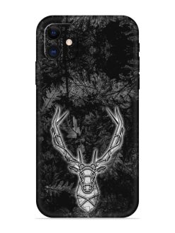Ancient Deer Embossed Soft Silicone Case for Apple Iphone 12