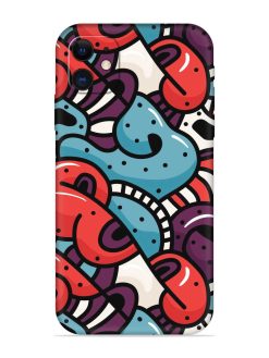 Seamless Backdrop Colorful Embossed Soft Silicone Case for Apple Iphone 12