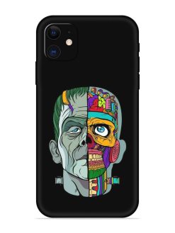Men Vs Skull Embossed Soft Silicone Case for Apple Iphone 12