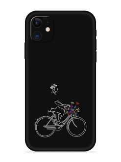 Minimalist Cycle Art Embossed Soft Silicone Case for Apple Iphone 12
