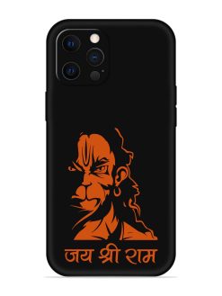 Angry Hanuman Embossed Soft Silicone Case for Apple Iphone 12 Pro