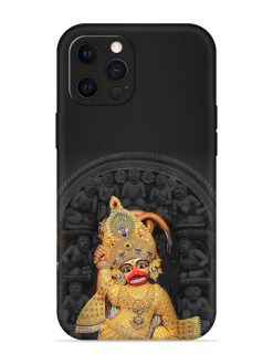 Indian Gold Hanuman Embossed Soft Silicone Case for Apple Iphone 12 Pro
