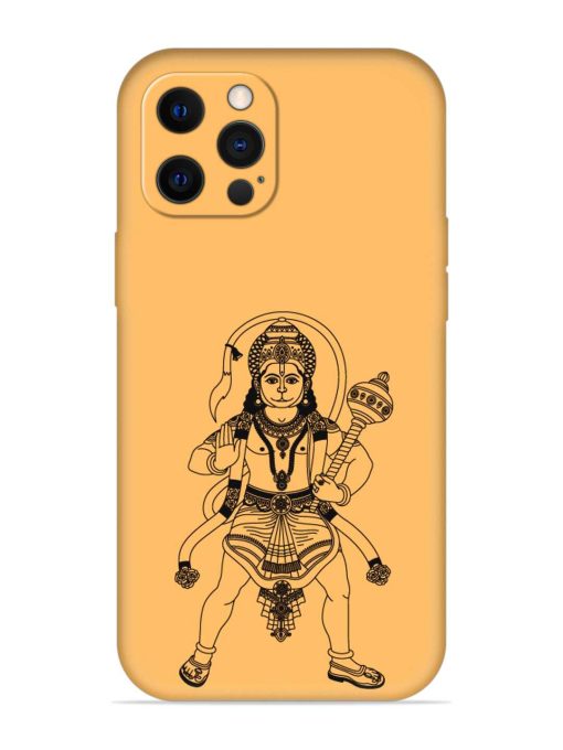 Indian God Hanuman Embossed Soft Silicone Case for Apple Iphone 12 Pro