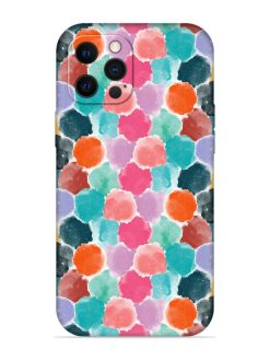 Colorful Seamless Pattern Embossed Soft Silicone Case for Apple Iphone 12 Pro