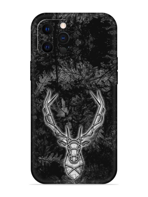 Ancient Deer Embossed Soft Silicone Case for Apple Iphone 12 Pro