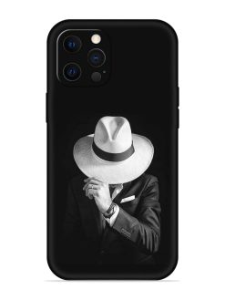 Men Under Hat Embossed Soft Silicone Case for Apple Iphone 12 Pro