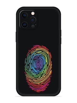 Fingerprint Of Thumb Art Embossed Soft Silicone Case for Apple Iphone 12 Pro