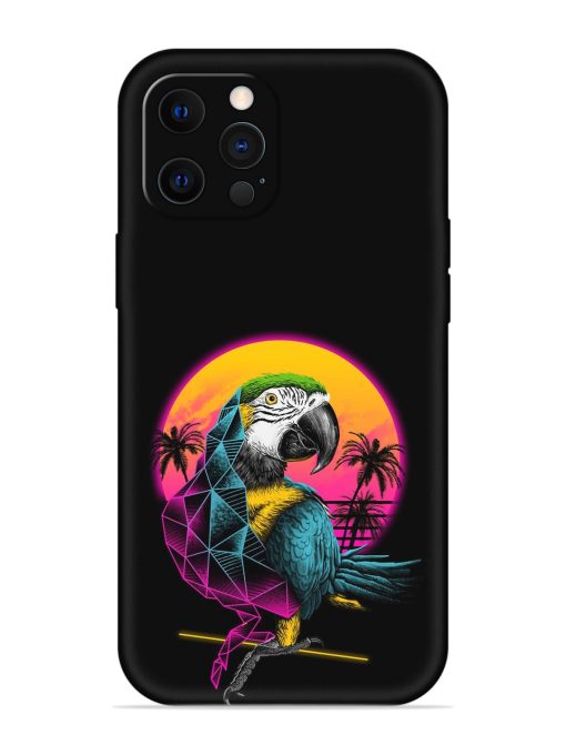 Rad Parrot Embossed Soft Silicone Case for Apple Iphone 12 Pro