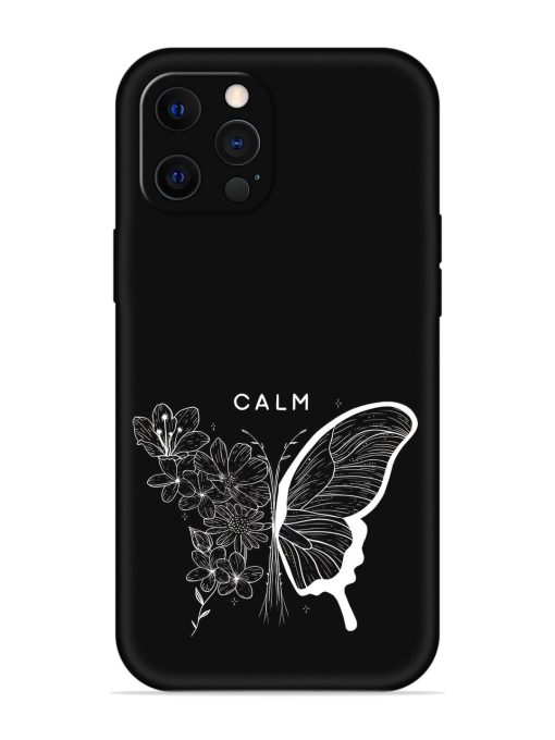 Calm Embossed Soft Silicone Case for Apple Iphone 12 Pro