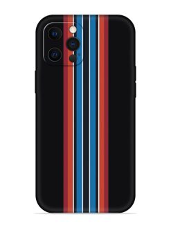 Vertical Strips Embossed Soft Silicone Case for Apple Iphone 12 Pro