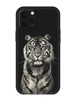 Tiger Art Embossed Soft Silicone Case for Apple Iphone 12 Pro
