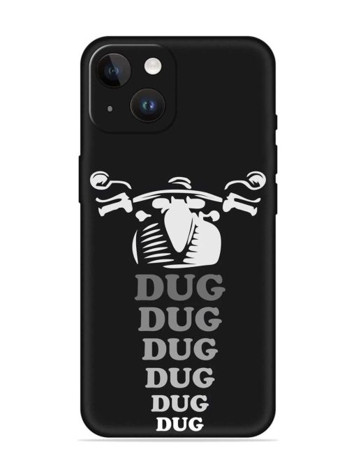 Dug Dug Dug Embossed Soft Silicone Case for Apple Iphone 14 Edge Zapvi