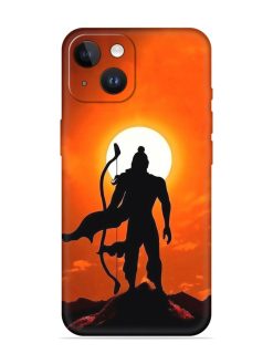 Shree Ram Embossed Soft Silicone Case for Apple Iphone 14