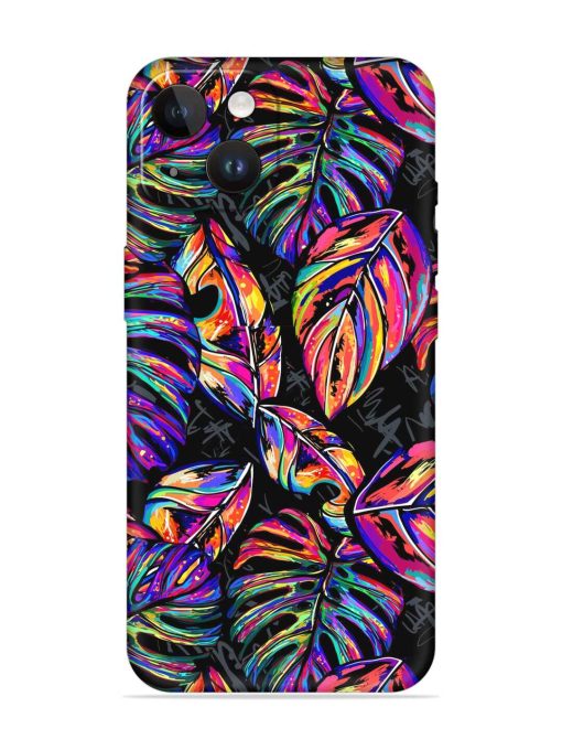 Tropical Seamless Vector Embossed Soft Silicone Case for Apple Iphone 14