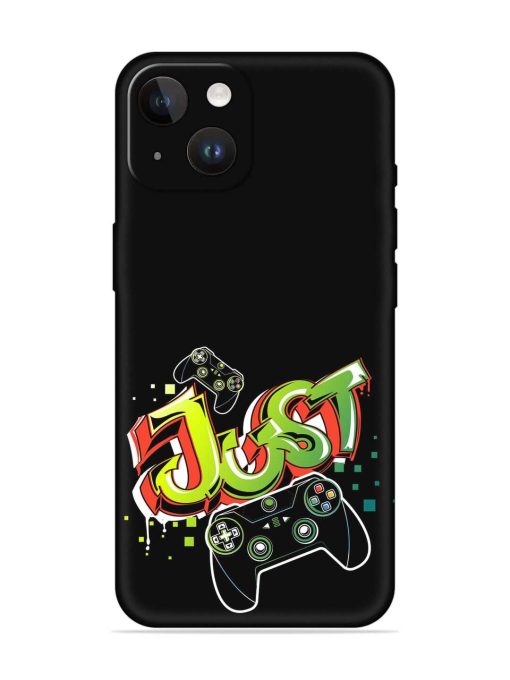 Graffiti Gamepad Illustration Embossed Soft Silicone Case for Apple Iphone 14 Edge Zapvi