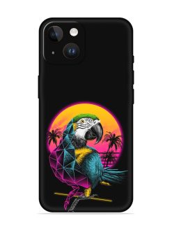 Rad Parrot Embossed Soft Silicone Case for Apple Iphone 14