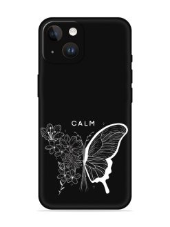 Calm Embossed Soft Silicone Case for Apple Iphone 14