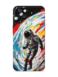 Astronaut Art Embossed Soft Silicone Case for Apple Iphone 14