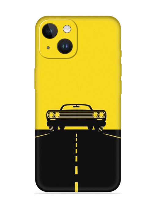 Classic Car Embossed Soft Silicone Case for Apple Iphone 14