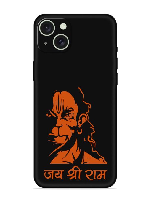 Angry Hanuman Embossed Soft Silicone Case for Apple Iphone 15 Plus Edge Zapvi