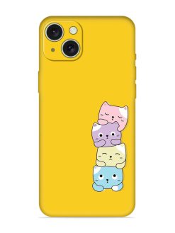 Cartoon Anime Embossed Soft Silicone Case for Apple Iphone 15 Plus