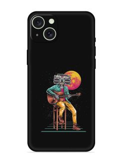 Minimalist Music Embossed Soft Silicone Case for Apple Iphone 15 Plus