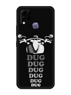 Dug Dug Dug Embossed Soft Silicone Case for Infinix Hot 10S