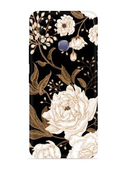 Peonies Roses Floral Embossed Soft Silicone Case for Infinix Hot 10S