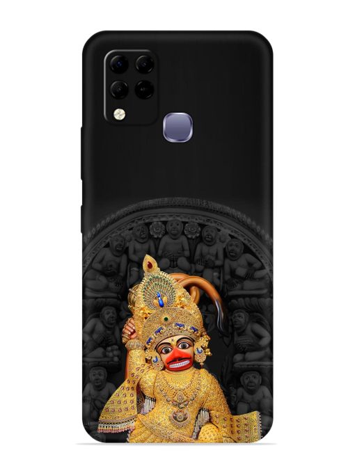 Indian Gold Hanuman Embossed Soft Silicone Case for Infinix Hot 10S