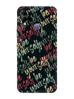 Yourself Seamless Embossed Soft Silicone Case for Infinix Hot 10S