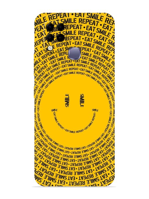 Smiley Embossed Soft Silicone Case for Infinix Hot 10S