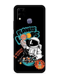 Planets Loop Embossed Soft Silicone Case for Infinix Hot 10S