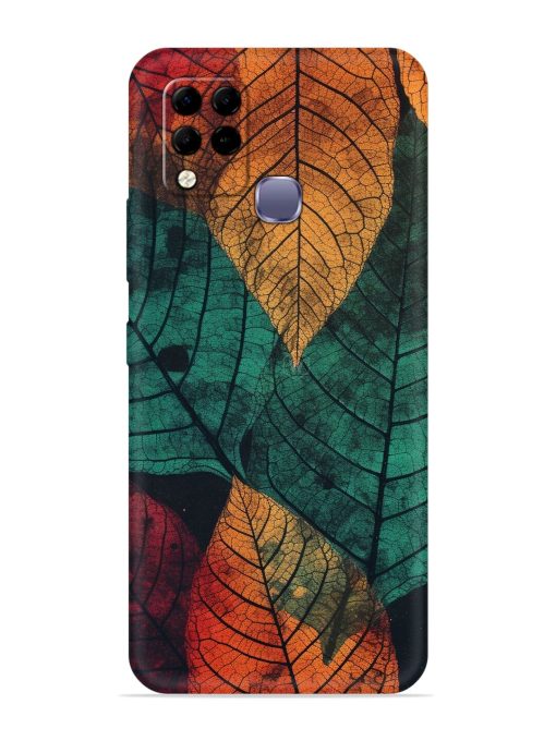 Leaves Artwork Embossed Soft Silicone Case for Infinix Hot 10S