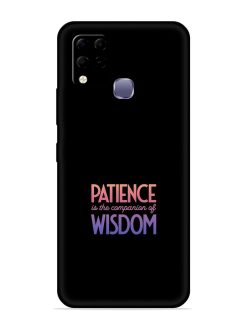 Patience Is The Embossed Soft Silicone Case for Infinix Hot 10S