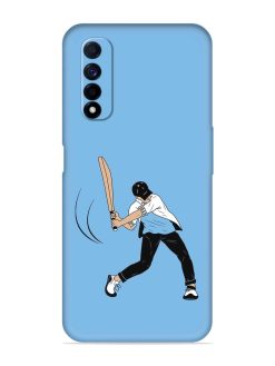 Cricket Gully Boy Embossed Soft Silicone Case for Realme Narzo 30 (4G)