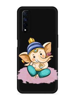Bal Ganesh Vector Art Embossed Soft Silicone Case for Realme Narzo 30 (4G)