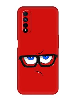 Rad Angry Face Embossed Soft Silicone Case for Realme Narzo 30 (4G)