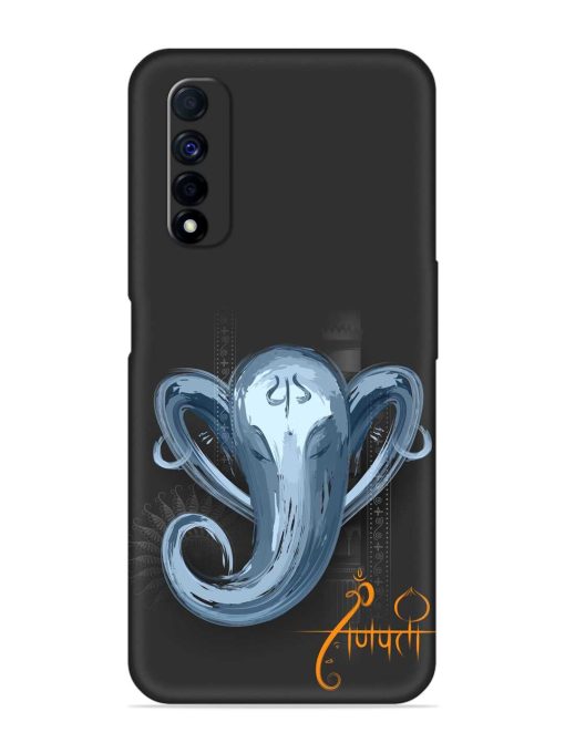 Illustration Lord Ganpati Embossed Soft Silicone Case for Realme Narzo 30 (4G) Edge Zapvi