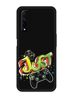 Graffiti Gamepad Illustration Embossed Soft Silicone Case for Realme Narzo 30 (4G)