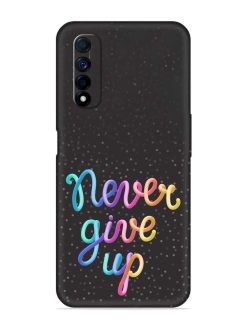 Colorful Stylized Rainbow Embossed Soft Silicone Case for Realme Narzo 30 (4G)