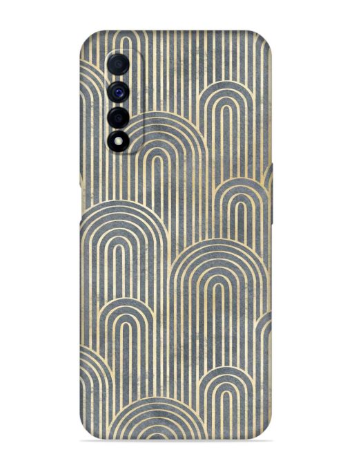 Art Deco Style Embossed Soft Silicone Case for Realme Narzo 30 (4G) Edge Zapvi