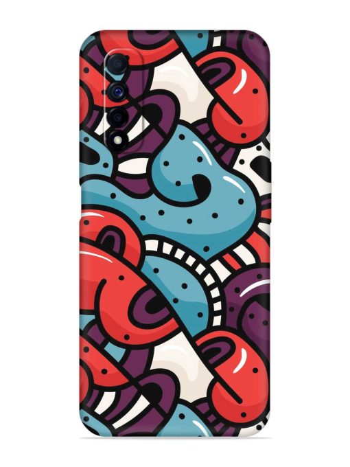 Seamless Backdrop Colorful Embossed Soft Silicone Case for Realme Narzo 30 (4G)