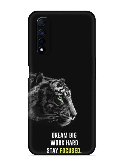 Dream Big Work Hard Embossed Soft Silicone Case for Realme Narzo 30 (4G)